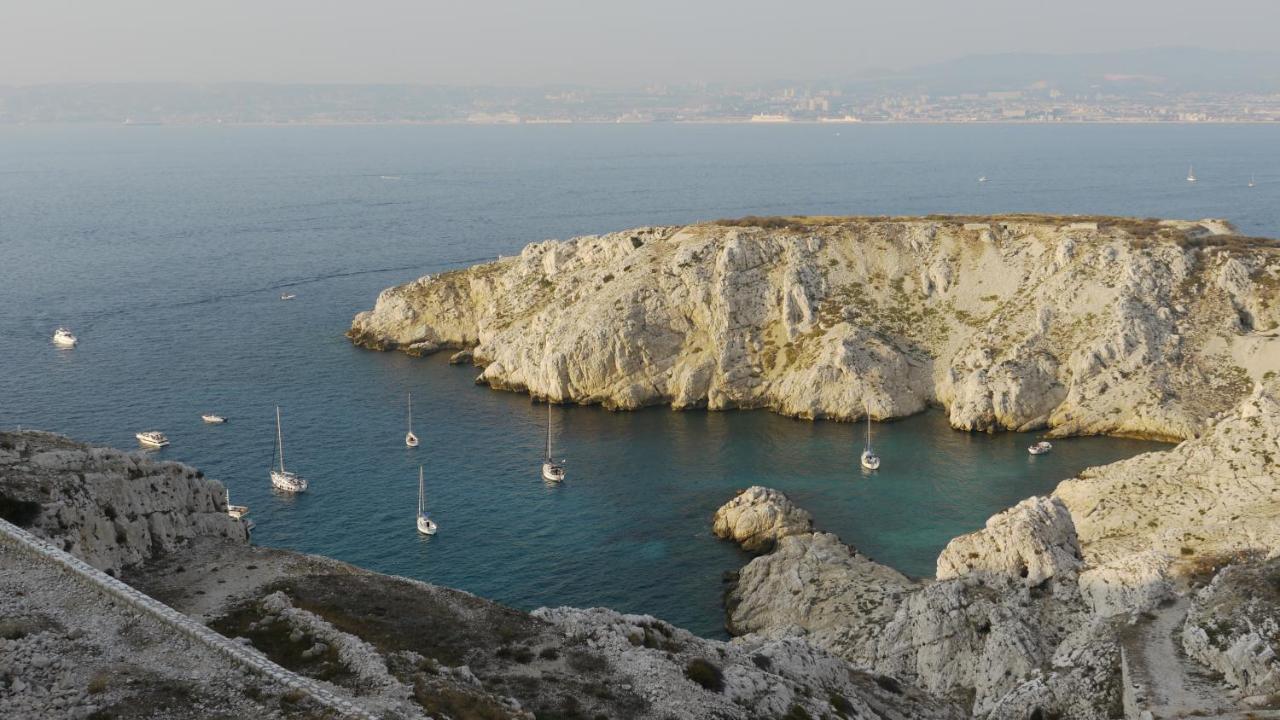 Les Pieds Dans L'Eau Sur L'Ile Du Frioul Lägenhet Marseille Exteriör bild